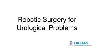 Robotic Surgery for Urological Problems