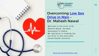 Treat Low Sex Drive in Men with Expert Care in Indore