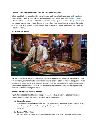 Spin & Win Big with Kaikoslot – Top Online Slots and Casino Fun!