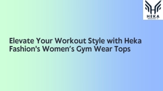 Trendy & Comfortable Women’s Gym Wear Tops – Heka Fashion
