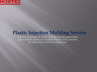 Plastic Injection Molding Service