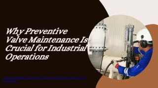 Why Preventive Valve Maintenance Is Crucial for Industrial Operations