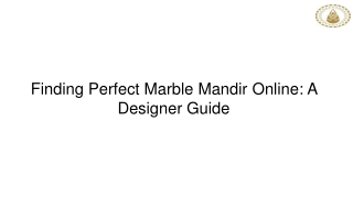 Finding Perfect Marble Mandir Online A Designer Guide