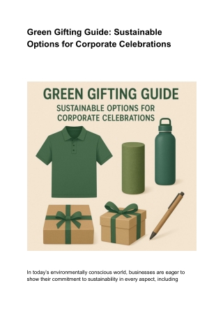 Green Gifting Guide_ Sustainable Options for Corporate Celebrations