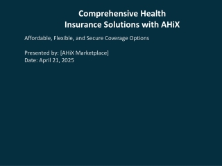 Health insurance for Individuals