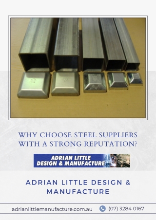 Why Choose Steel Suppliers with a Strong Reputation?