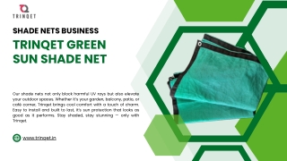 shade nets business trinqet green sun shade net