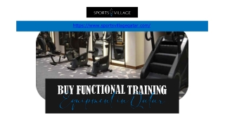 Buy Functional Training Equipment in Qatar at Sports Village