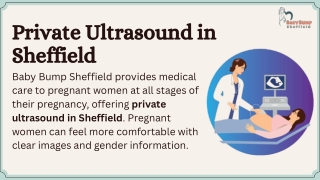 Private Ultrasound in Sheffield