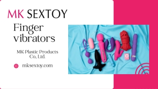 Finger vibrators