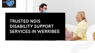 Trusted NDIS Disability Support Services in Werribee