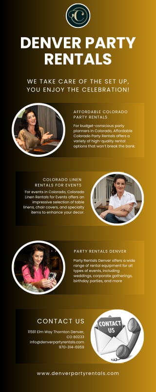 Top Denver Party Rentals Affordable Colorado Party & Linen Rentals for Events