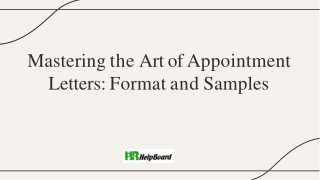 appointment letter after probation period