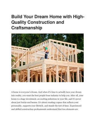 Go Build Co - Expert Guidance to Build Your Dream Home