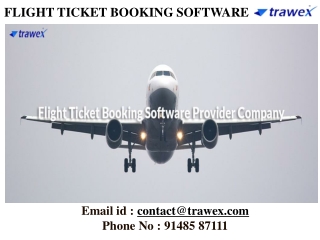 FLIGHT TICKET BOOKING SOFTWARE