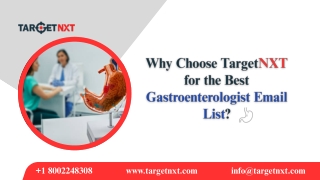 Looking to reach top gastroenterologists for business collaborations or healthca