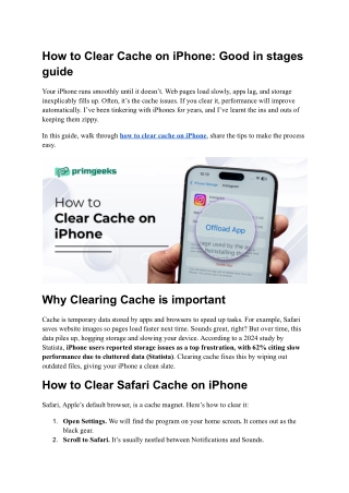 how to clear cache on iphone good in stages guide