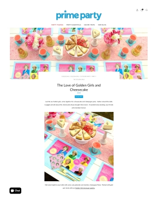 Celebrate the Love of Golden Girls with Fun Party Ideas and Cheesecake