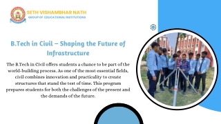 Build Your Future with a B.Tech in Civil at SVN