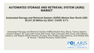 automated storage and retrieval system asrs market