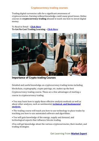 Learn Crypto Trading from Scratch | Best Cryptocurrency Courses 2025
