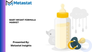 Baby Infant Formula Market Size & Share, Analysis 2031
