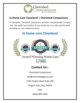 In Home Care Cleveland