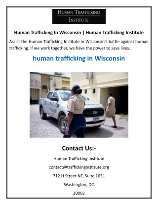 Human Trafficking In Wisconsin