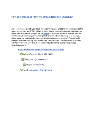 how do i change or verify my email address