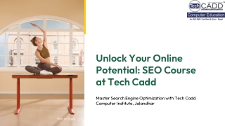 unlock your online potential seo course at tech