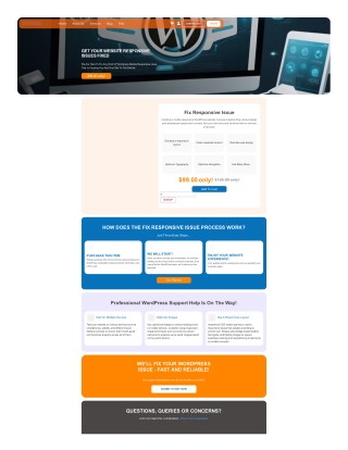 Fix Responsive Issue – WordPress Mobile Optimization by Fix Web Issue