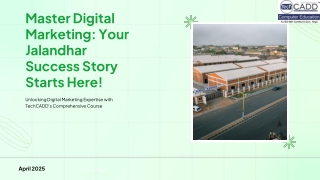 Digital Marketing Course in Jalandhar - TechCADD Computer Education