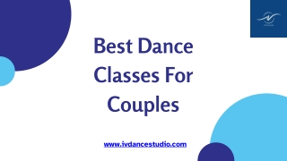 Get the Top Couples Dance Classes for Every Skill Level