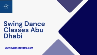 Join Today Swing Dance Classes in Abu Dhabi
