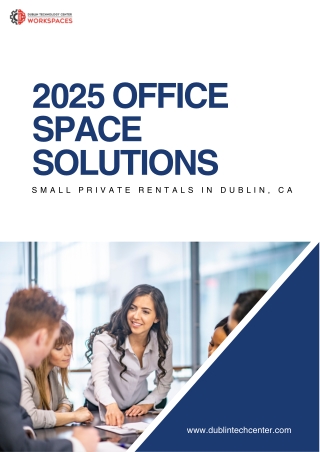 2025 Office Space Solutions: Small Private Rentals in Dublin, CA