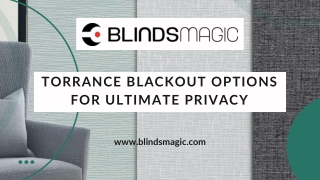 Torrance Blackout Solutions: improve your Privacy