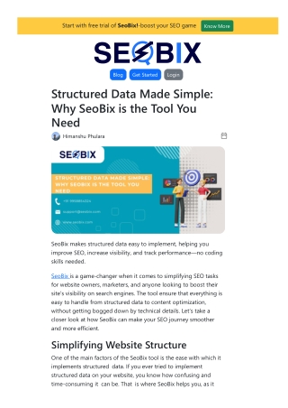 start with free trial of seobix boost your