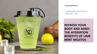refresh your body and mind the hydration benefits of lime mint mojitos