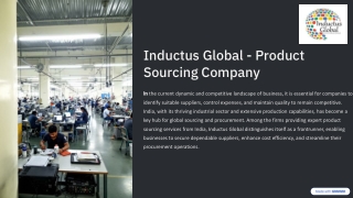 inductus global product sourcing company