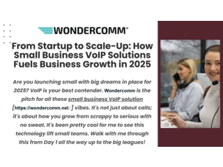 From Startup to Scale-Up How Small Business VoIP Solutions Fuels Business Growth in 2025.pptx