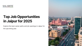 Top Job Opportunities in Jaipur for 2025