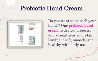 Probiotic Hand Cream