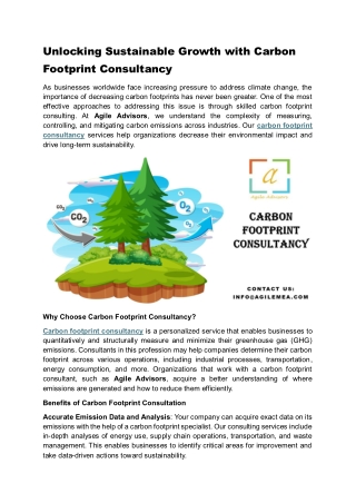 unlocking sustainable growth with carbon