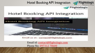 Hotel Booking API Integration