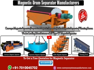 Magnetic Drum Separator Manufacturers in Chennai