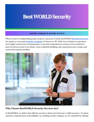 security services