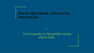 flats for sale in mohali find your new home with salu