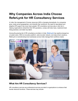 why companies across india choose referlynk