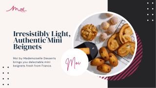 From France with Flavour: The Story of Moi Beignets