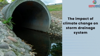 the impact of climate change on storm drainage